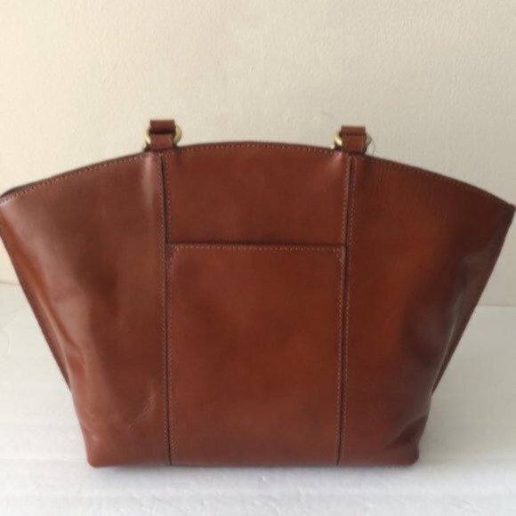 Patricia Nash Michel Leather Dome Tan Brown Shoulder Handbag - Picture 10 of 10